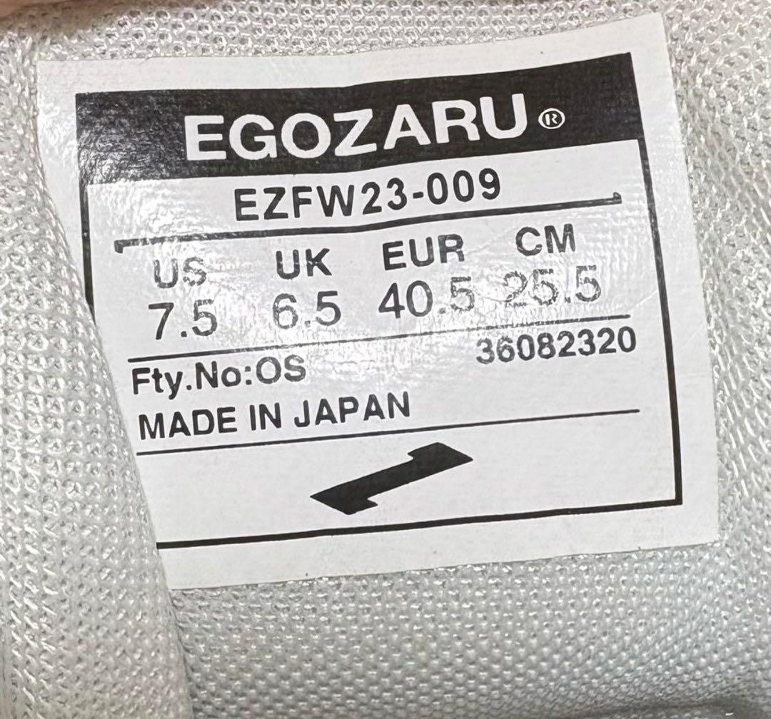 ♦︎良品♦︎エゴザルEGOZARU バスケットシューズ　ハイカットスニーカー25.5
