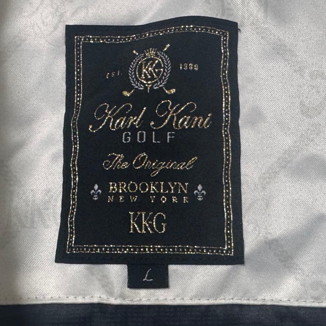 Karl Kani GOLF カールカナイゴルフ 総柄 中綿 ベスト ジャケット