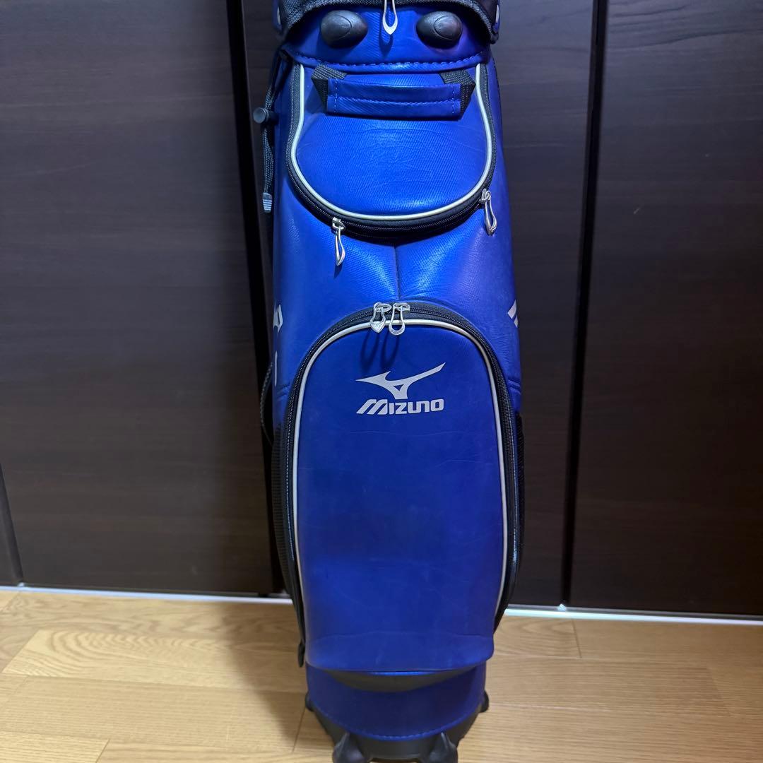 Mizuno キャディバッグ ゴルフバッグ ブルー