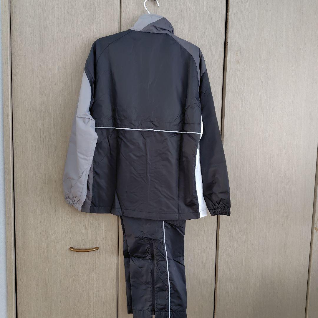 【新品】Mizuno ウォームアップウェアセット グレー/ブラック【防寒】