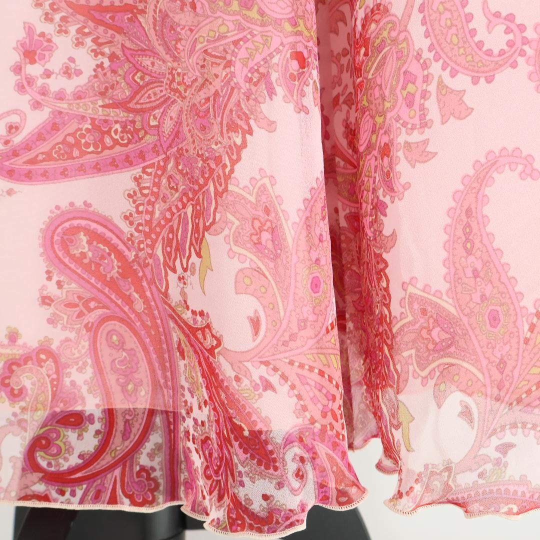 【美品 日本製 社交ダンス衣装】ピンク Chacott スカート 紫 軽い