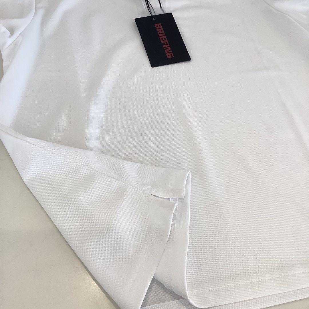 新品　BRIEFING MEN’S MINI LOGO POLO ホワイトL