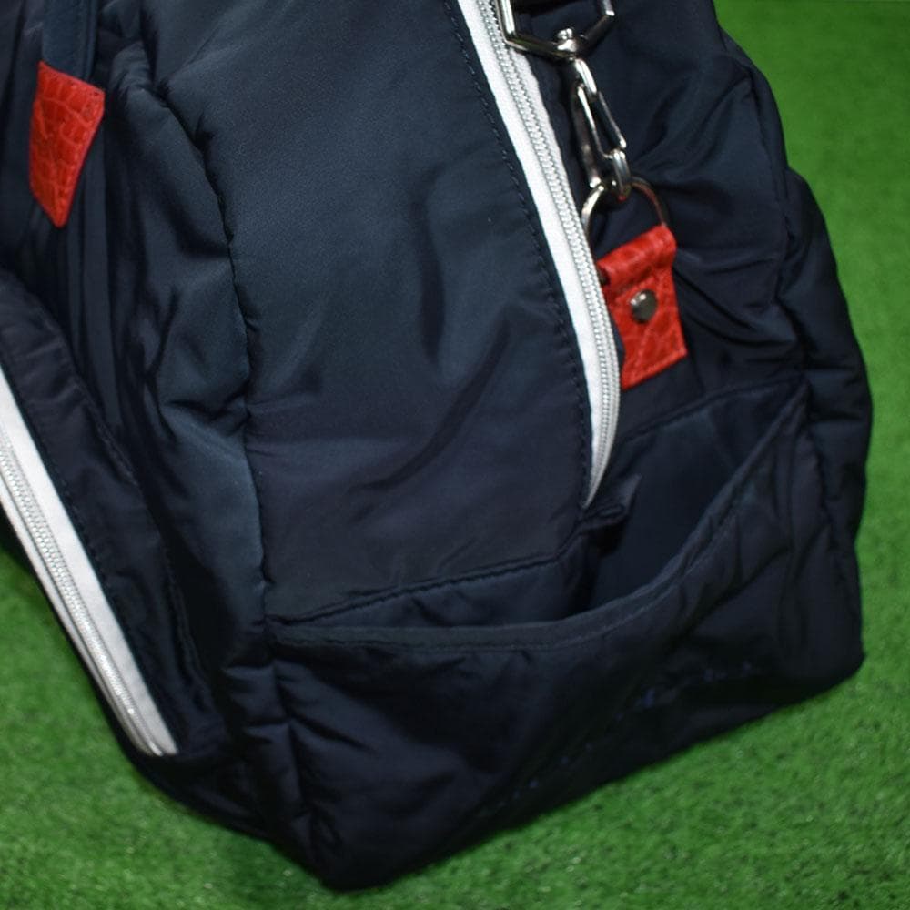 and per se/アンパスィ ボストンバッグ【ネイビー】美品！