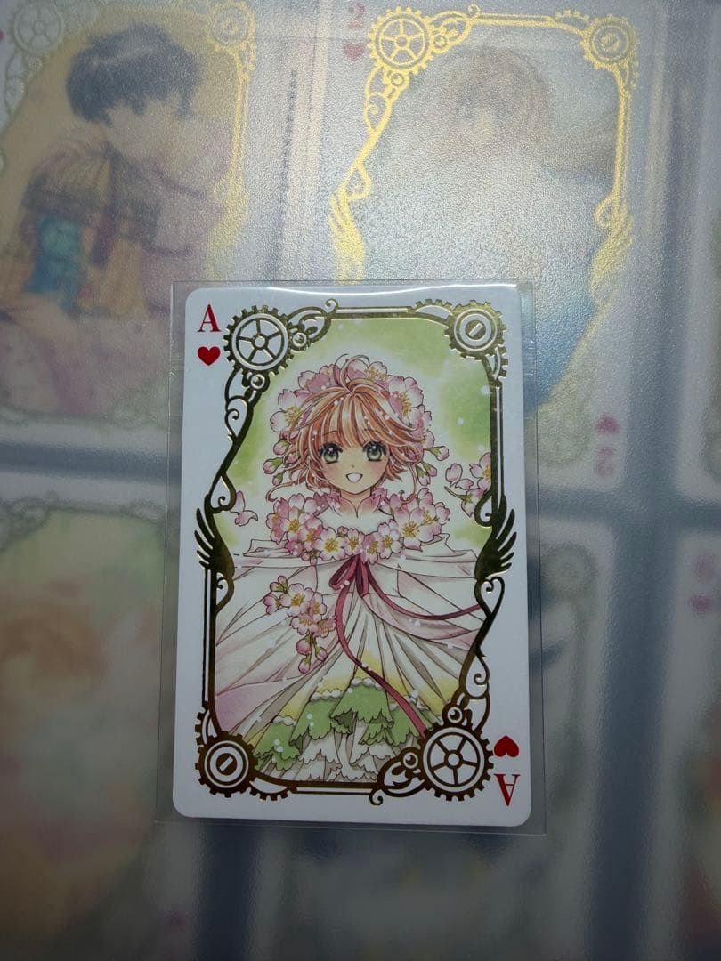 CLAMP展 カードコレクション＋箔押しトランプまとめ売り収納ファイルつき