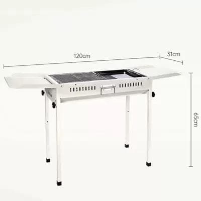 CHANODUG OUTDOOR大型バーベキューコンロ 跳ね上げバーベキュグリル