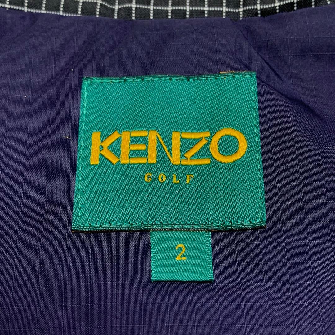 希少✨ ケンゾーゴルフ KENZO ダウンベスト 異素材切替 ネイビー 2