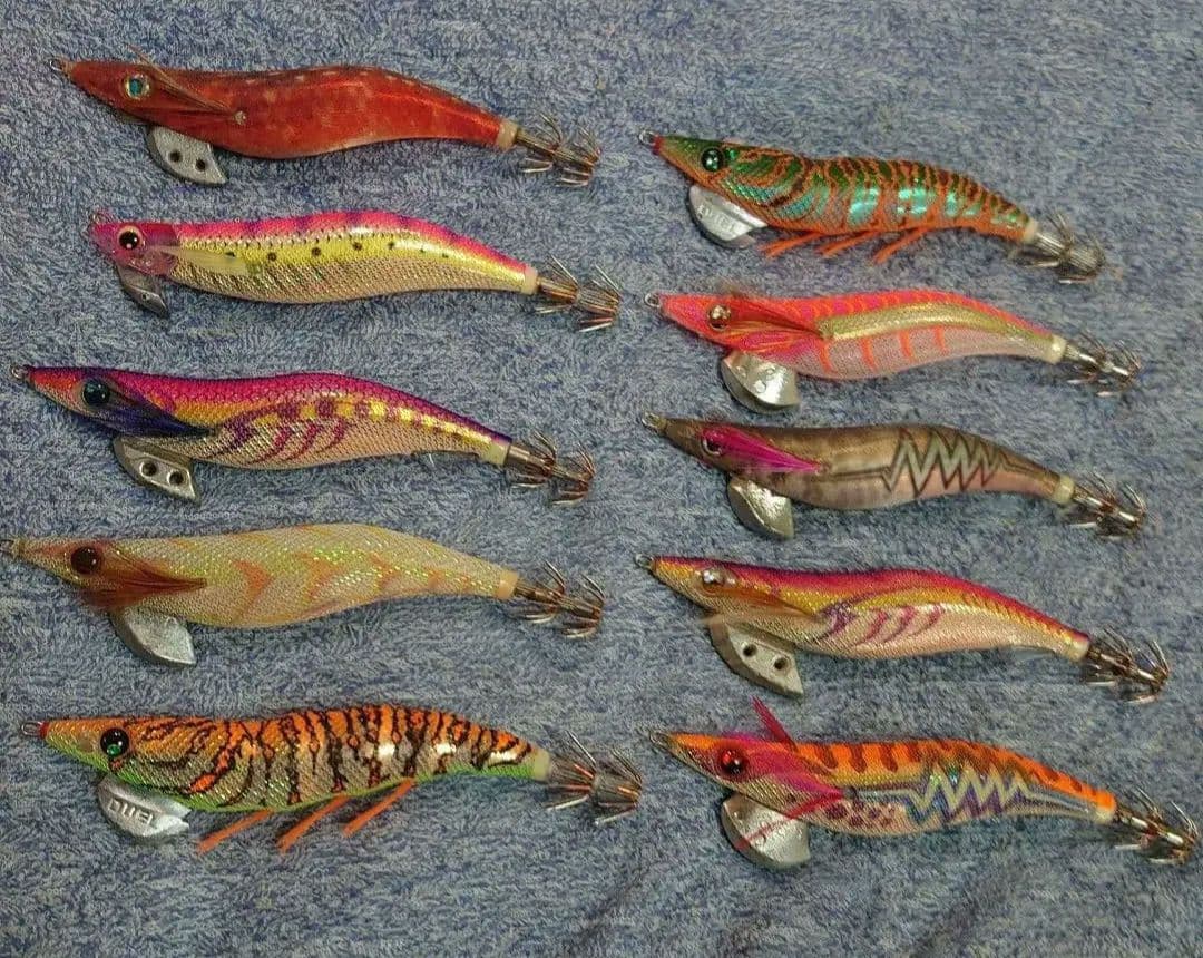 エギングセット(エギ10本及び備品)他