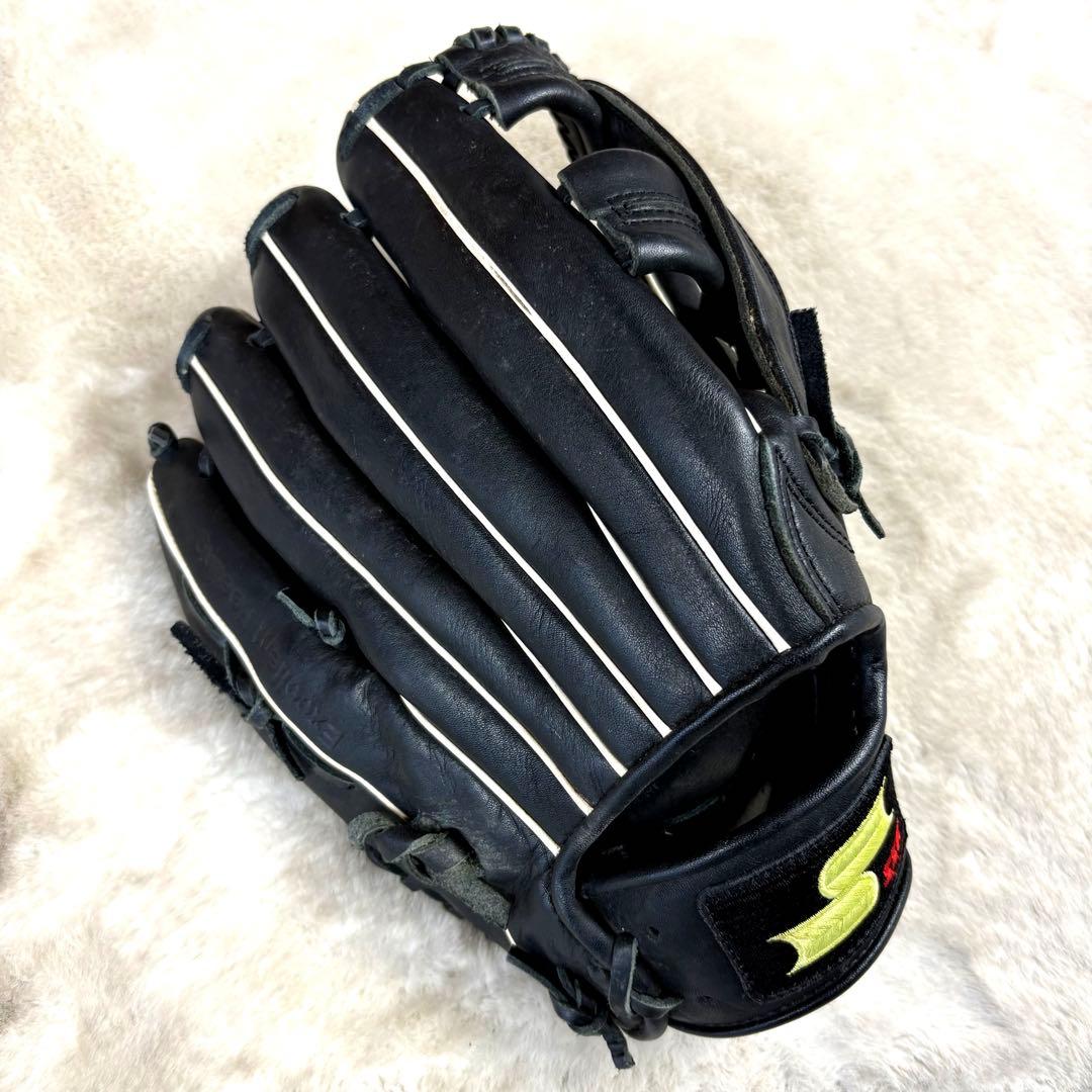 エスエスケー　SSK グローブ　リーグジャンプ　￼内野手　￼グラブ　黒　日本製