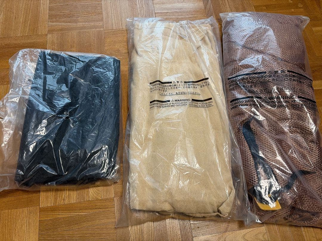 値下げ‼️【新品未使用】3WAYポータブルハンモック ブラウン 物干し チェア