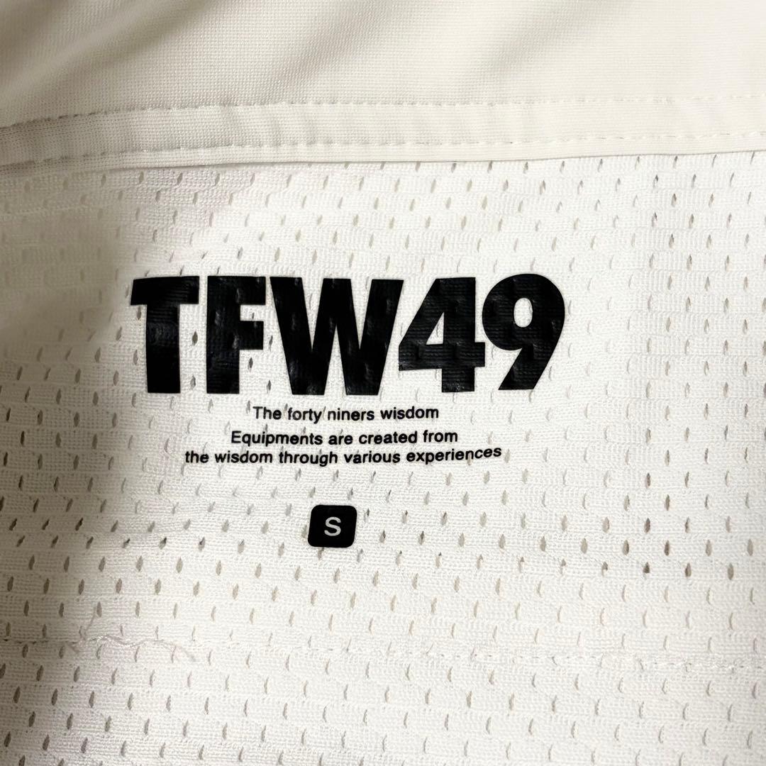 【良品】TFW49 ゴルフパンツ メンズ Sサイズ ホワイト ストレッチ