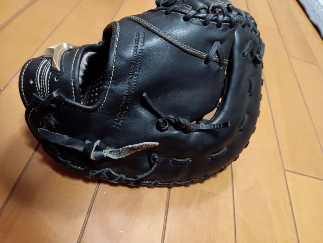 Mizuno 軟式グローブ　ファーストミット　 黒　少年野球　左
