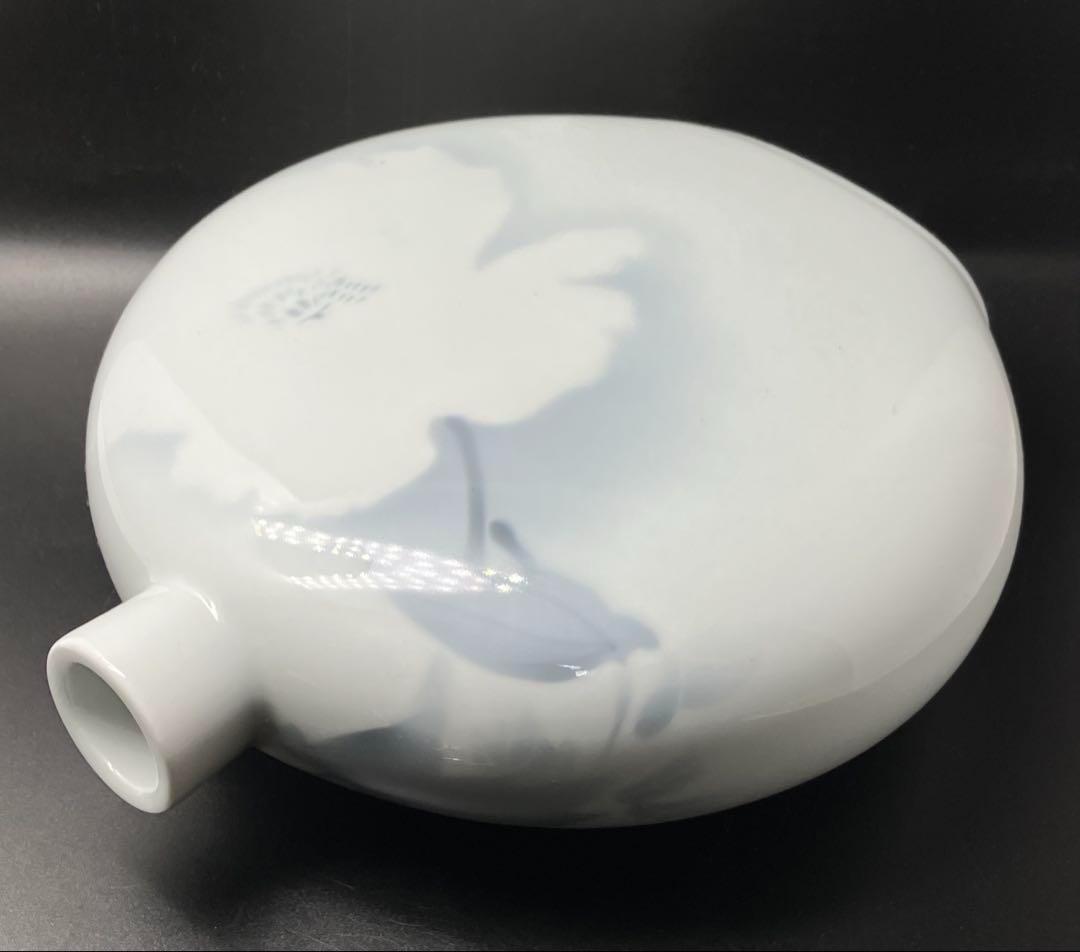 【未使用品】深川製磁　淡光彩磁 花瓶　フラワーベース