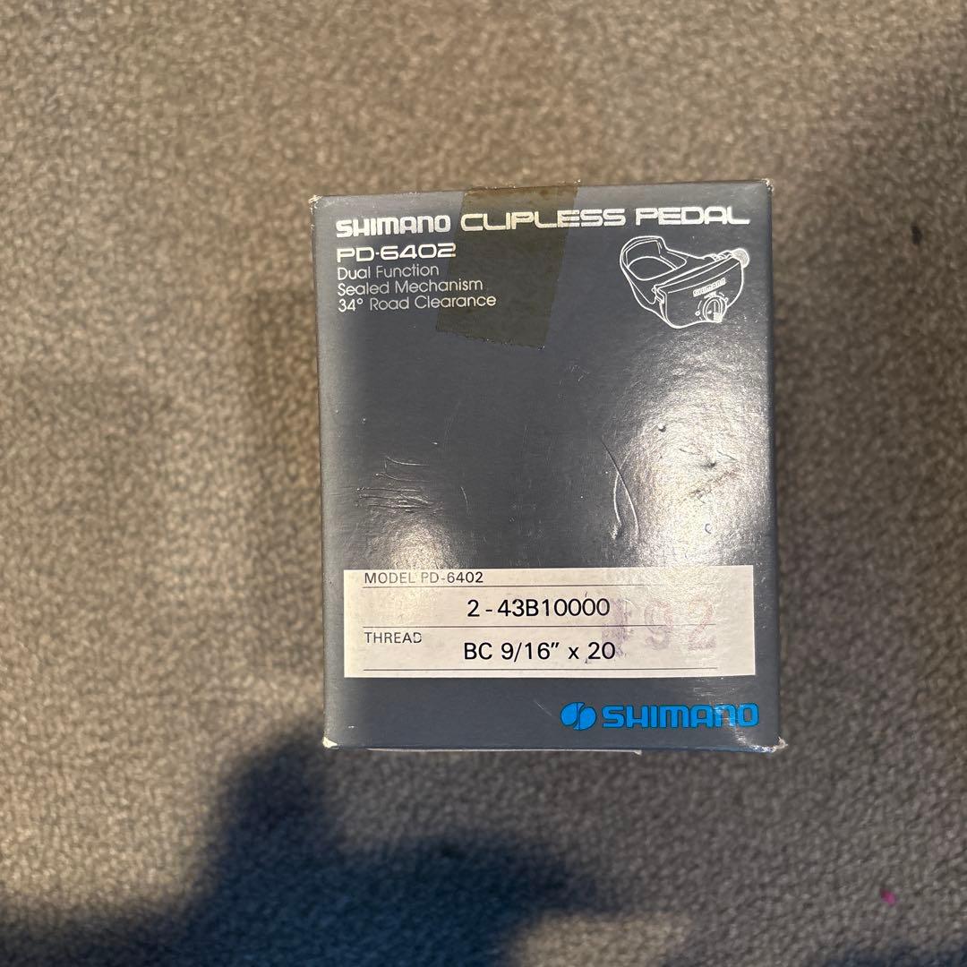 SHIMANO ペダル　PD-6402 クリートなし