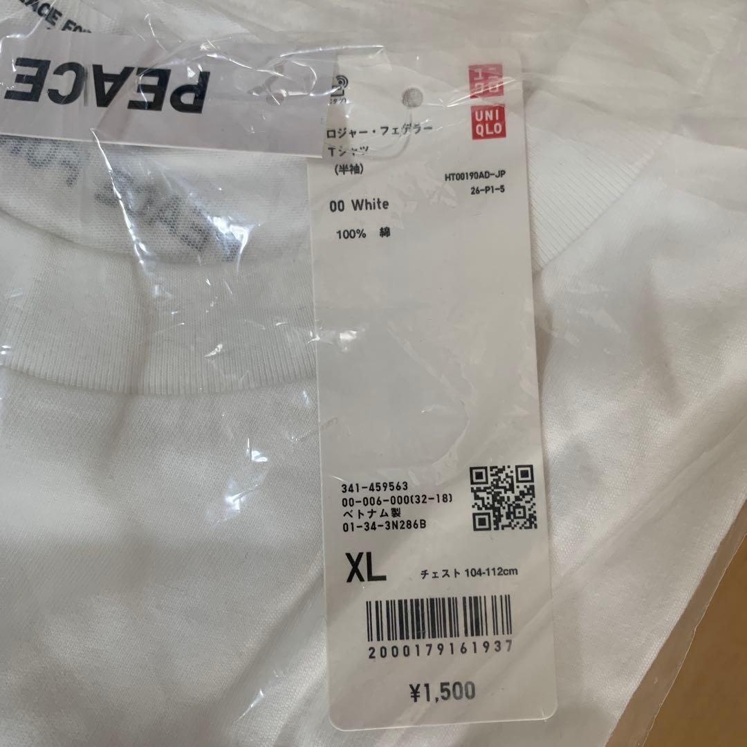 【新品未使用・タグ付き】ロジャー・フェデラー　Tシャツ　UNIQLO XLサイズ