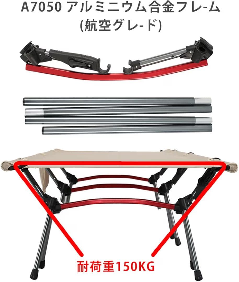 キャンプコットとコットテントセット！