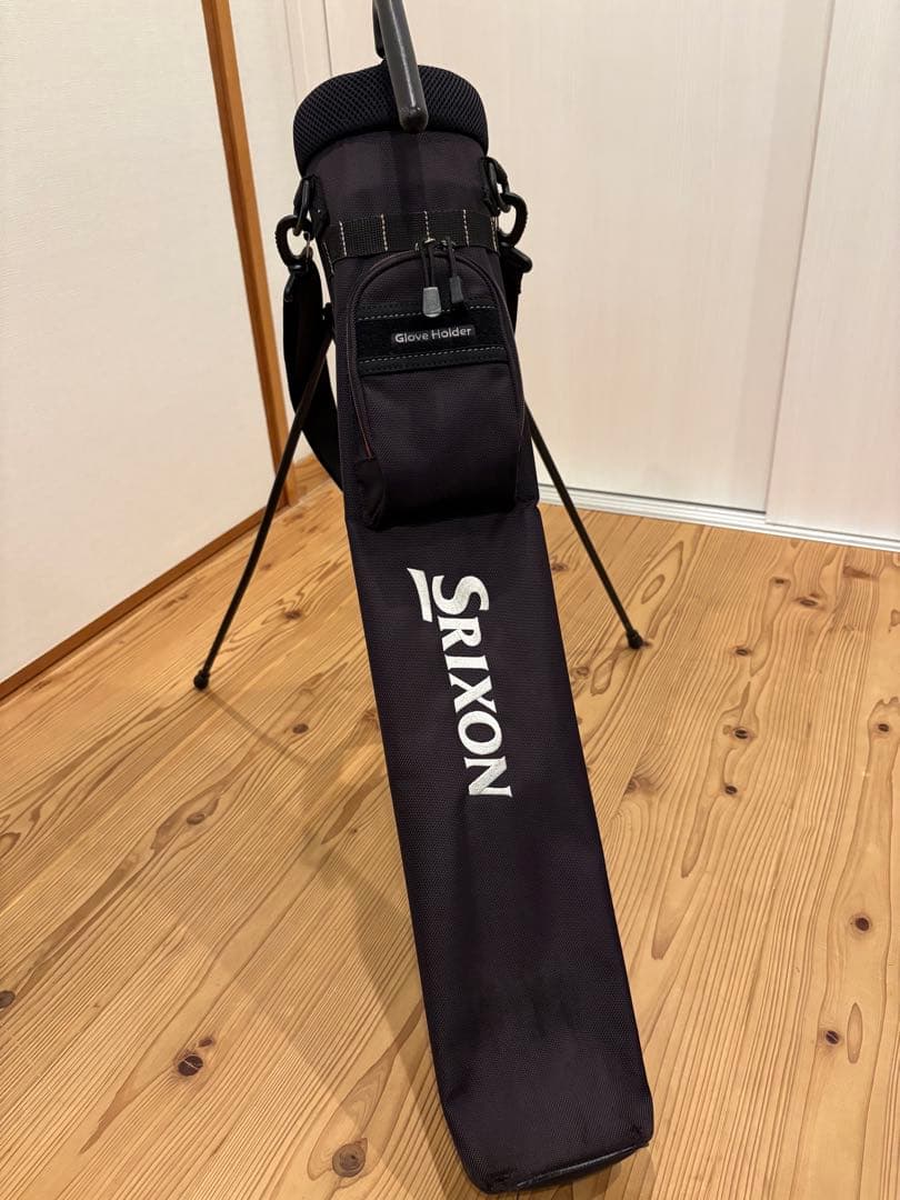 Srixon スタンドバッグ 黒 グローブホルダー付き