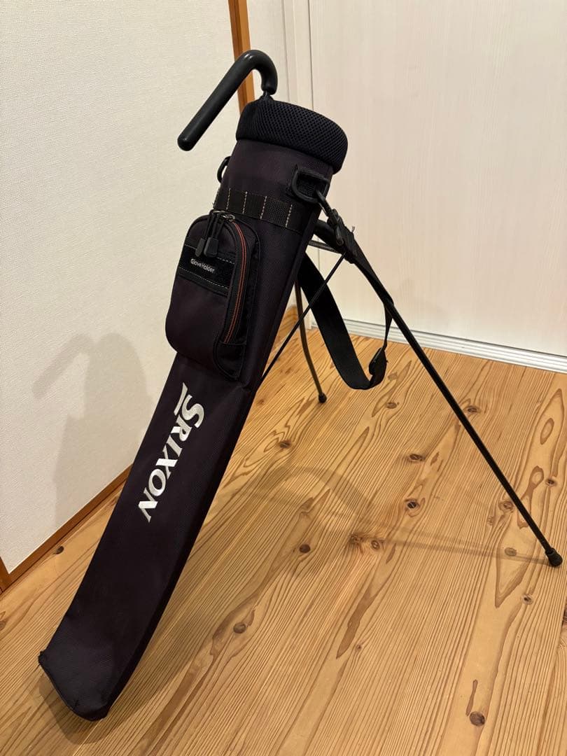 Srixon スタンドバッグ 黒 グローブホルダー付き