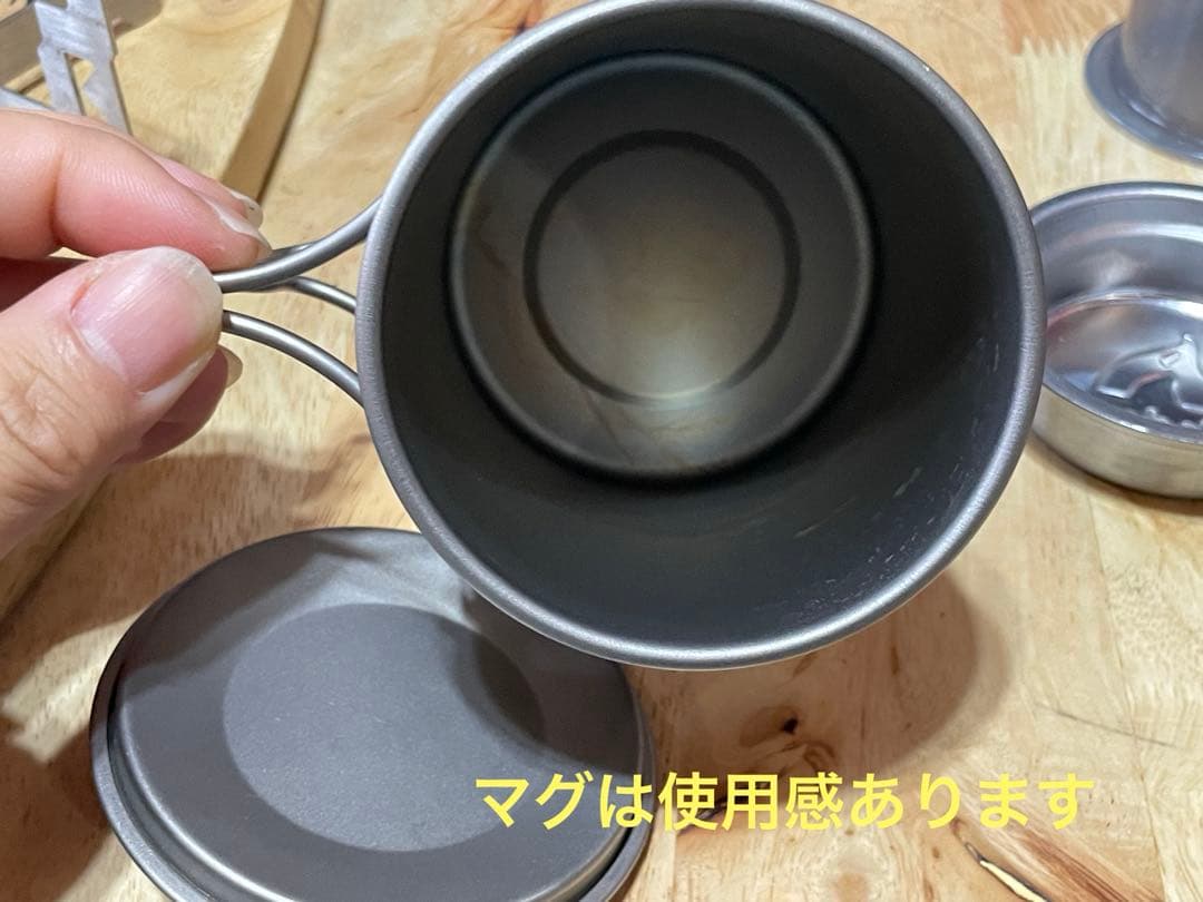 エアロプレスゴー　エスビット　アルコールストーブ　YAEI チタンマグセット