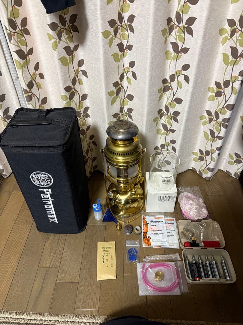 ペトロマックス　HK500 真鍮オプション沢山