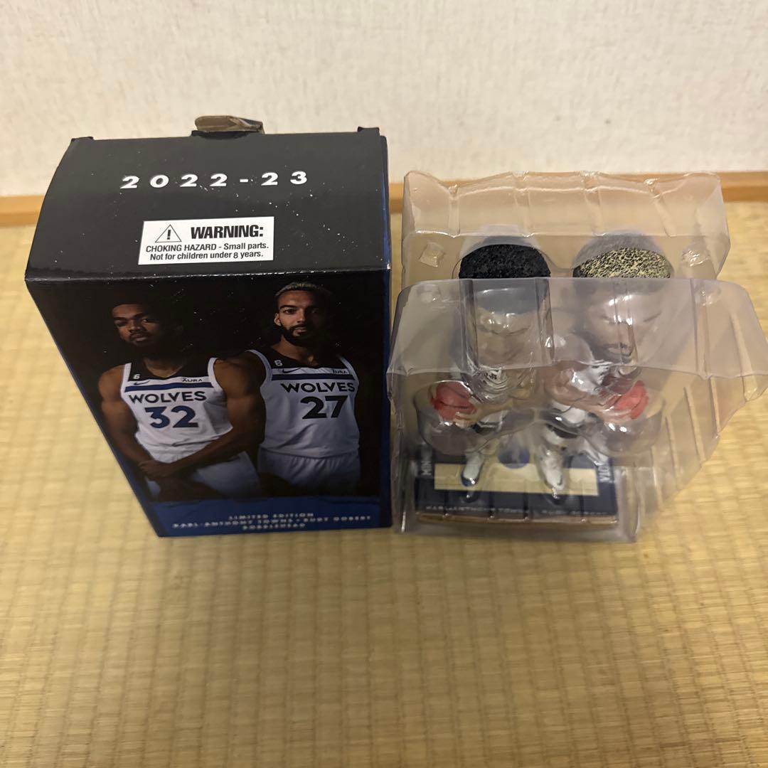 【E003②】2022-2023 NBA WOLVES ミネソタ　バブルヘッド