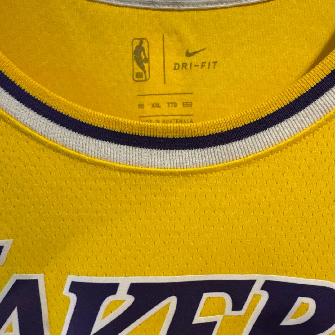 レア NBA レブロン ジェームズ レイカーズ ユニフォーム 刺繍 サイン