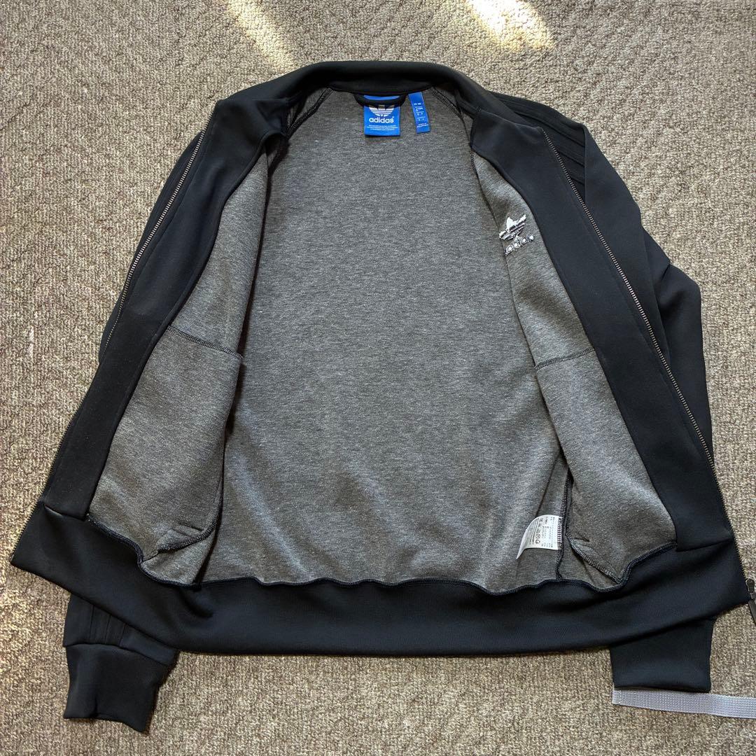希少美品アディダスSST オールブラック ATP 復刻 トラックジャケット