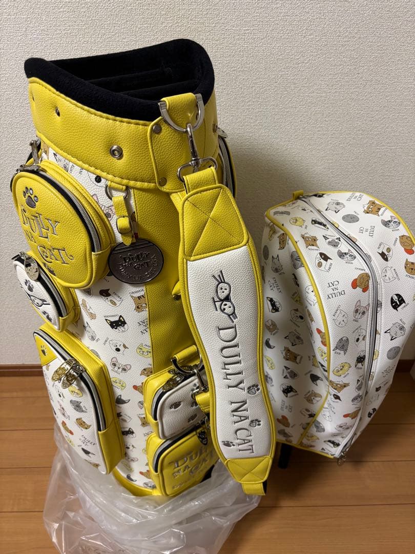 【新品】ダリーナキャット キャディバッグ DN-CB02 イエロー 可愛いい