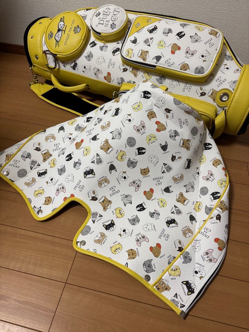 【新品】ダリーナキャット キャディバッグ DN-CB02 イエロー 可愛いい