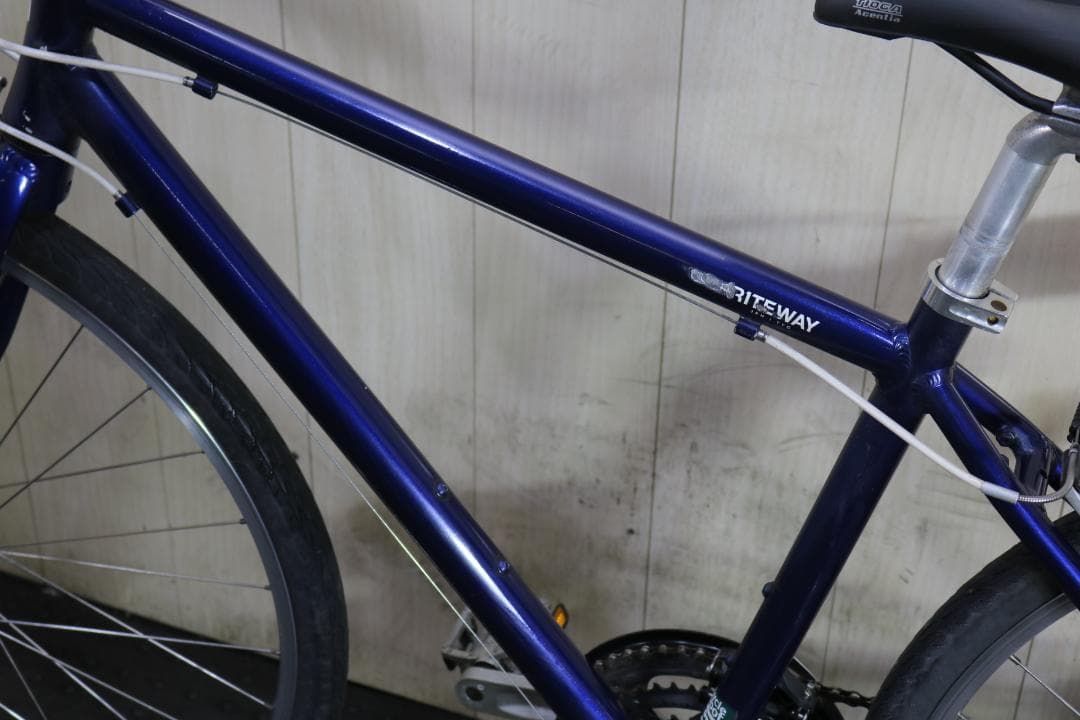 ライトウェイriteway 700C アルミ 24速 460mm 青クロスバイク