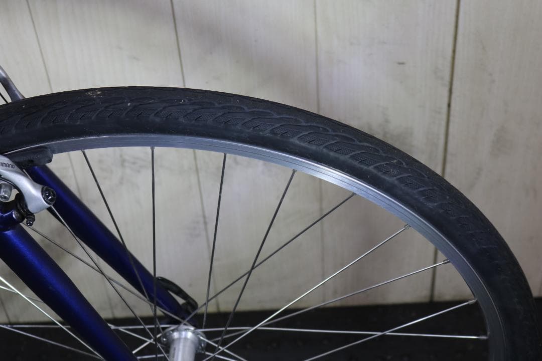 ライトウェイriteway 700C アルミ 24速 460mm 青クロスバイク