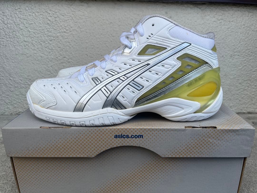 新品未使用ASICS GELBURST 2 ホワイト/シルバー 28.5cm