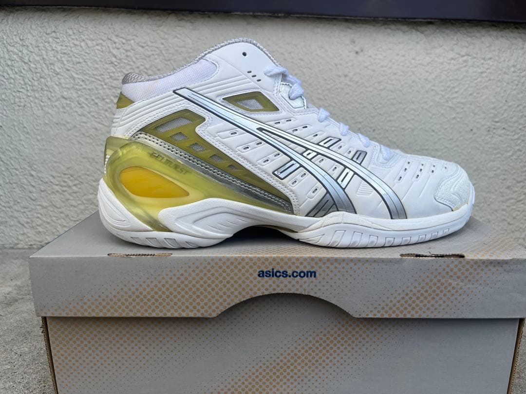 新品未使用ASICS GELBURST 2 ホワイト/シルバー 28.5cm