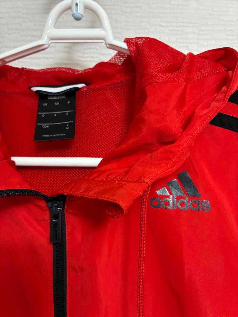 adidas ジャージ上下セット Lサイズ 赤黒