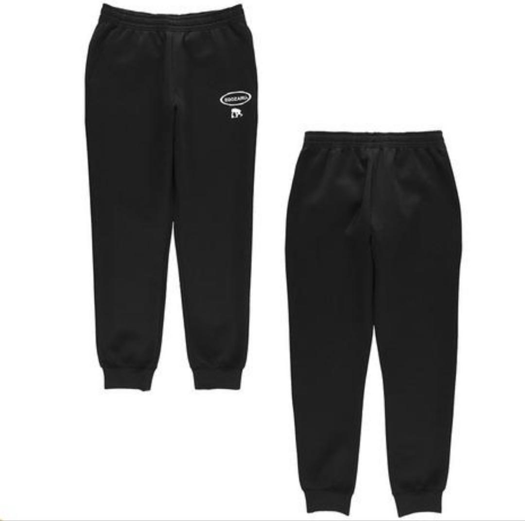 ★新品★ エゴザル 上下セットアップ 黒 スウェットパンツ パーカー L