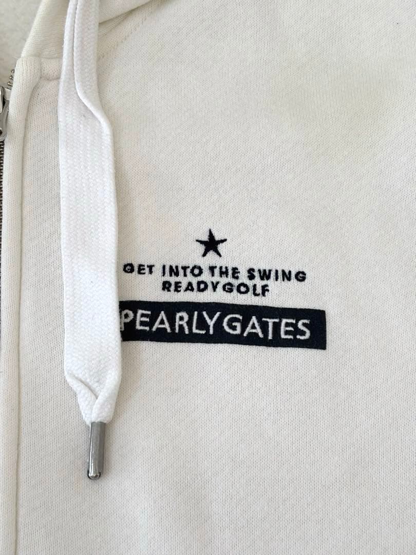 PEARLY GATES ウール混 ジップセットアップ上下サイズ4 ホワイト