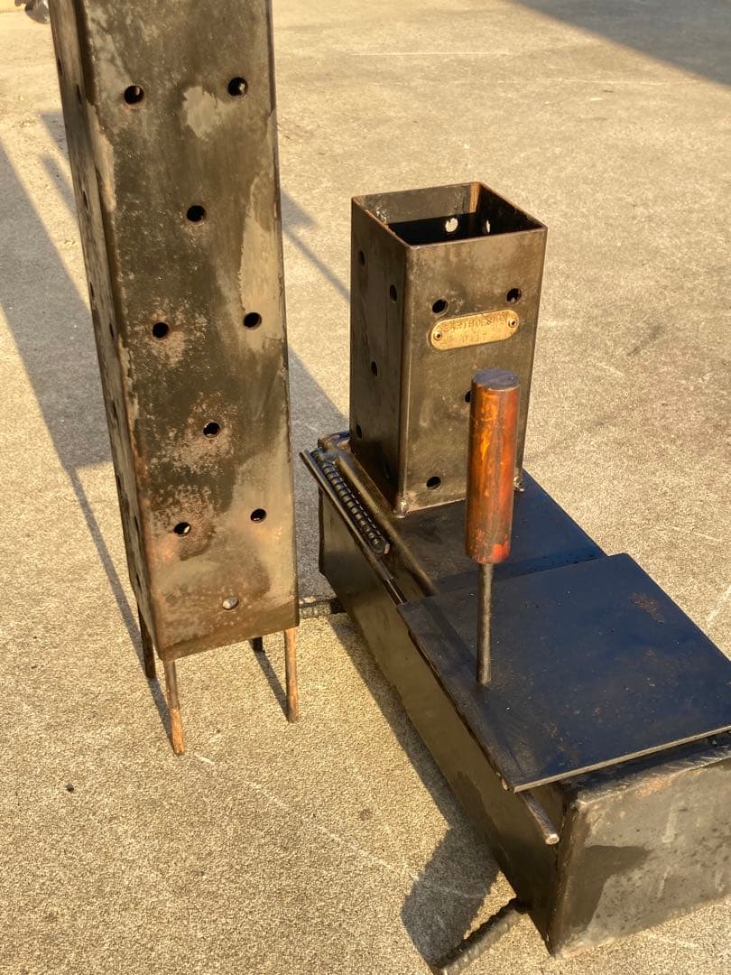 廃油ストーブ ロケットストーブ 自然吸気
