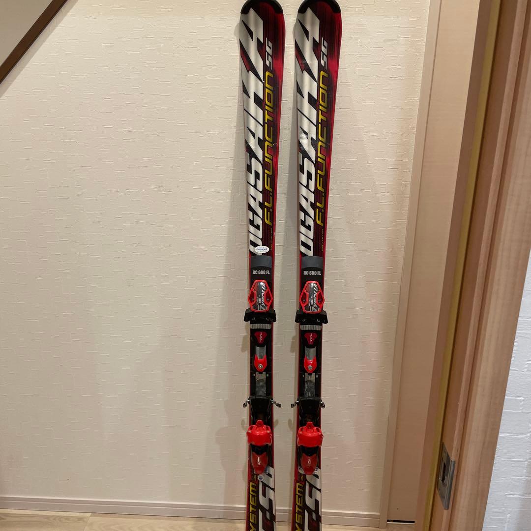 中古　オガサカ　TC-SG 165cm スキー板 プレートRC 600 FL