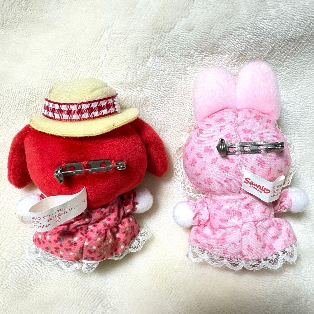 サンリオ マイメロ アカメロ モモメロ ぬいぐるみ マスコット ブローチ