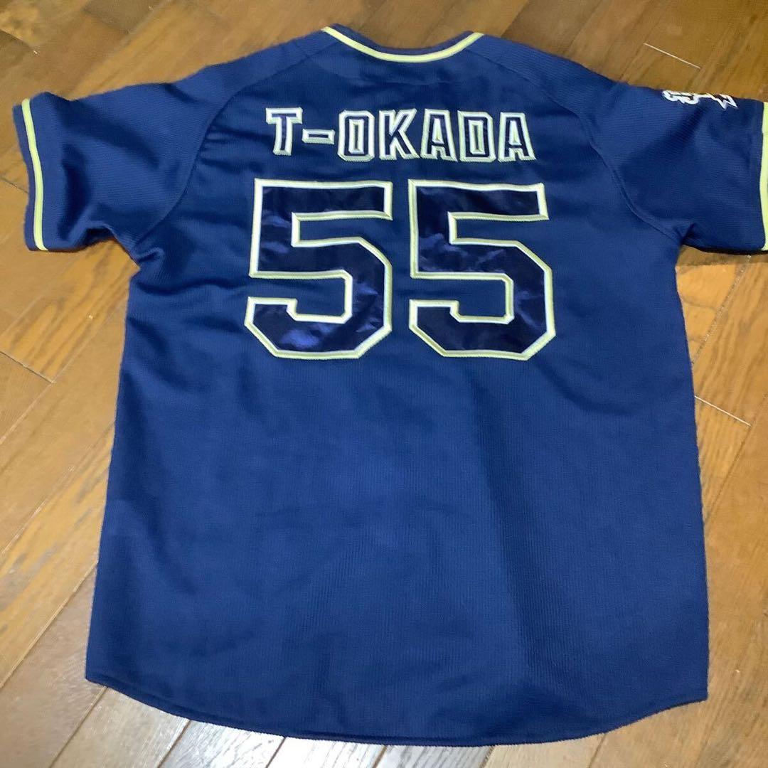 オリックスバファローズ　Tー岡田　ビジターユニフォーム　Mサイズ　デサント