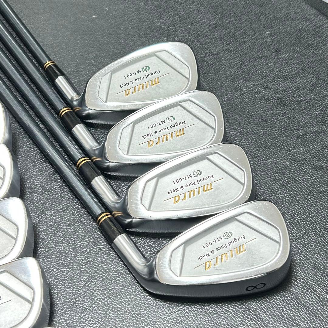 【希少】三浦技研 MT-001 アイアン 9本FORGED 純正カーボン 名器