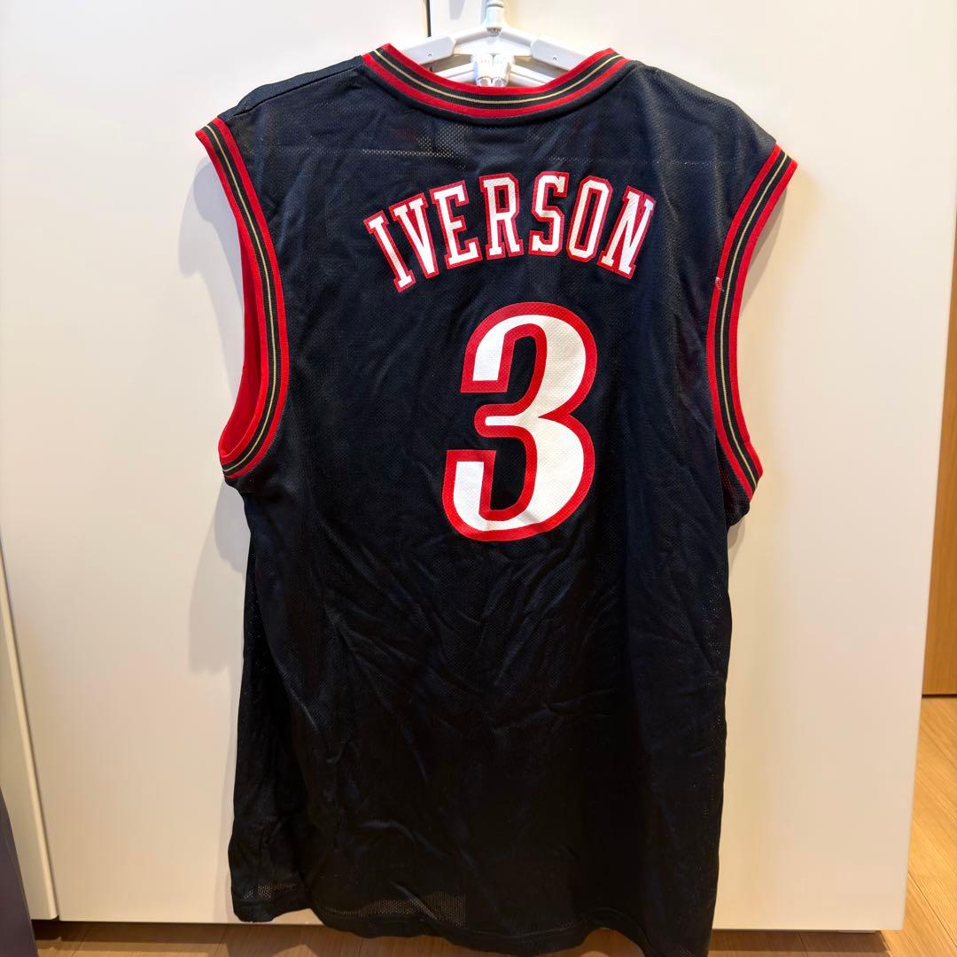 【匿名配送】リーボック Iverson アイバーソン　シクサーズ Mサイズ