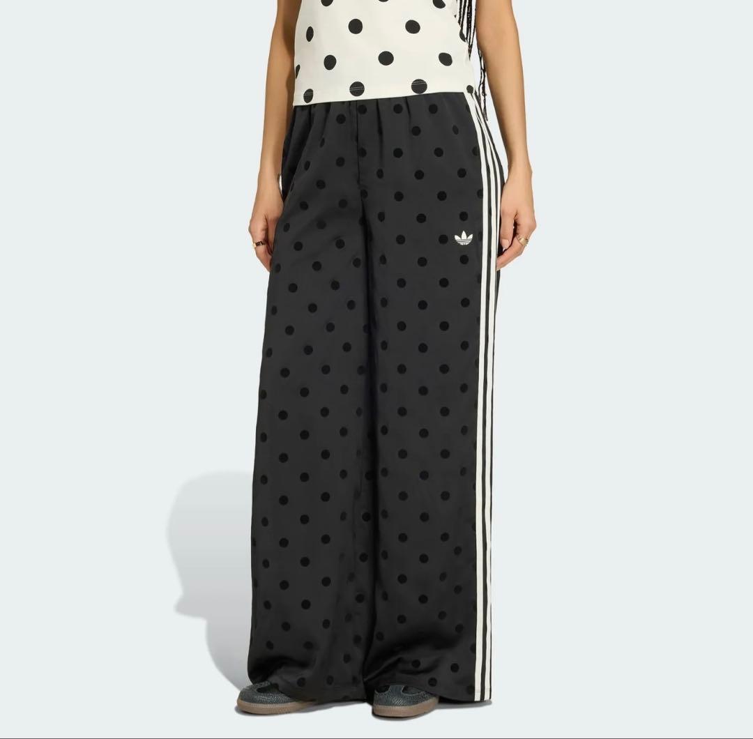 adidas ドット パンツ Mサイズ 黒