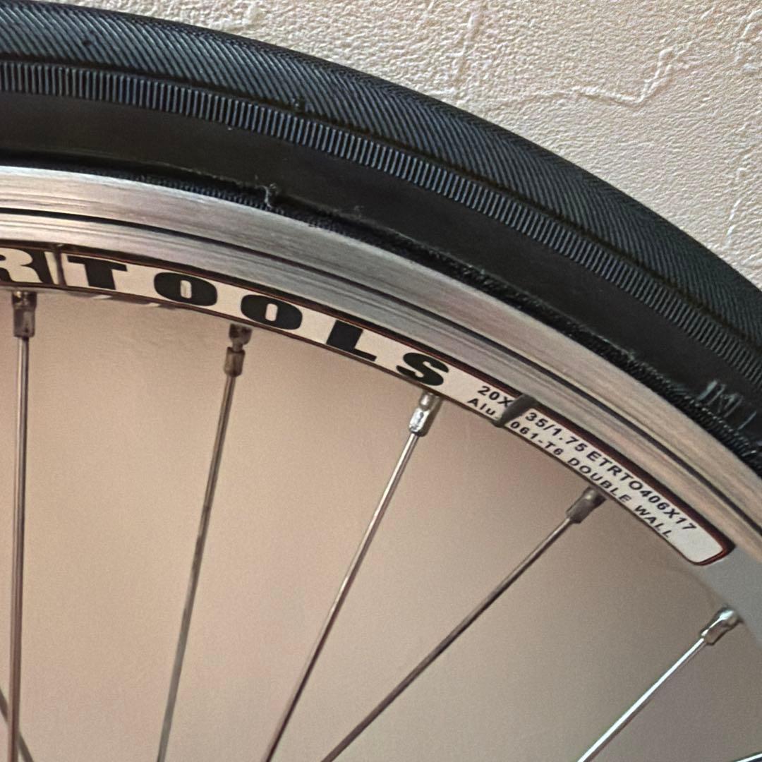 KHS ミニベロ　20インチ　406 ホイール　前後セット