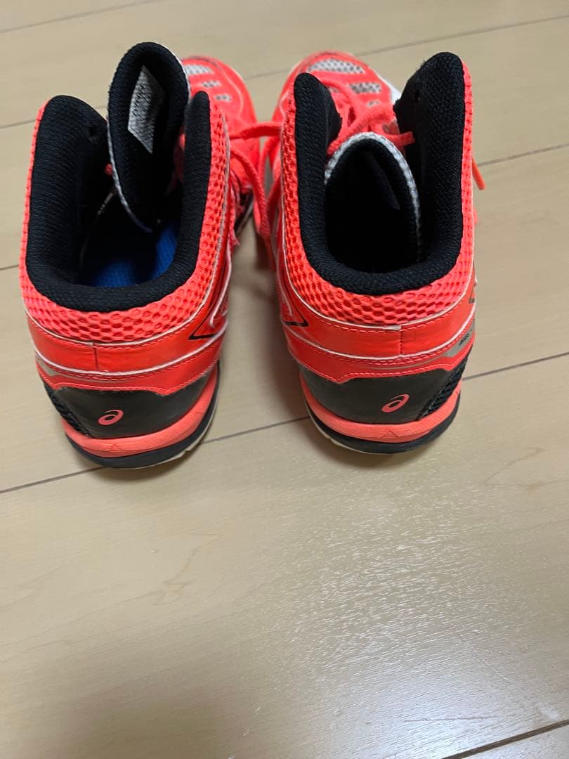 ASICS バレーボールシューズ ピンク／オレンジ