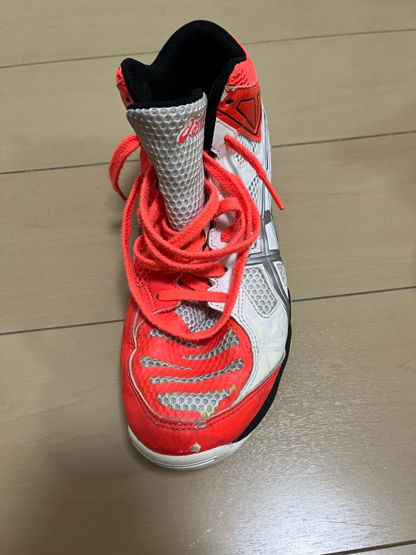 ASICS バレーボールシューズ ピンク／オレンジ