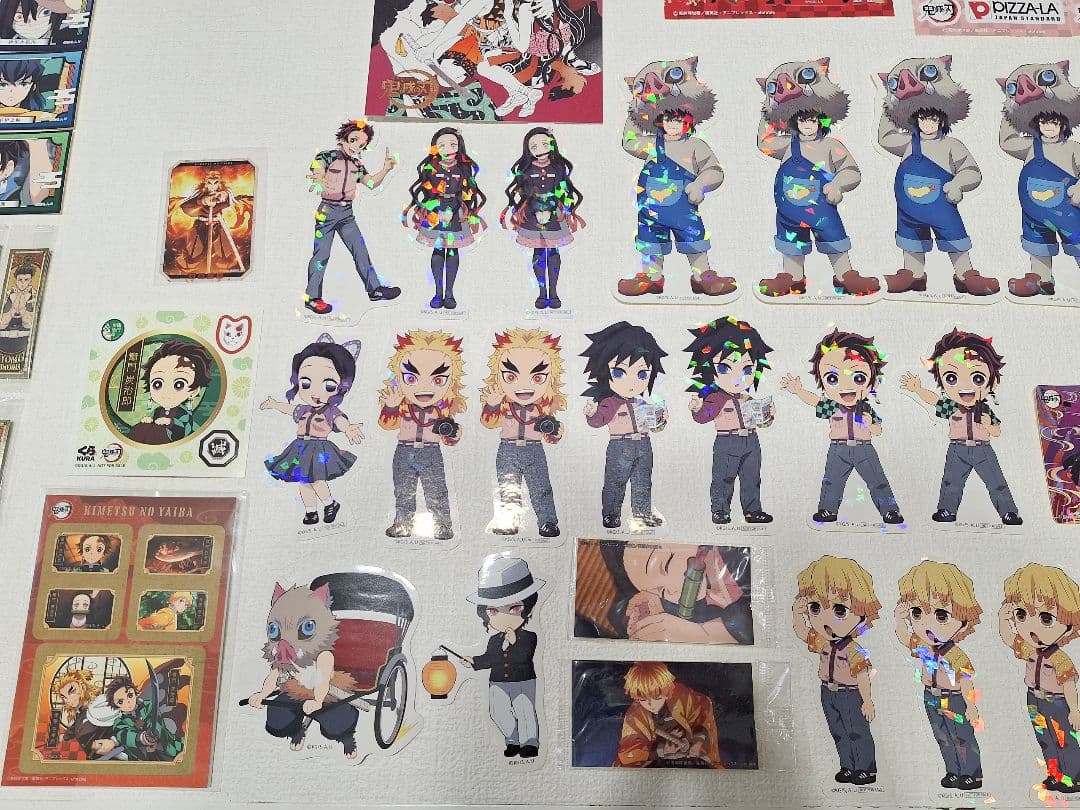 鬼滅の刃 シール 204枚セット 原画展 箔押し入り