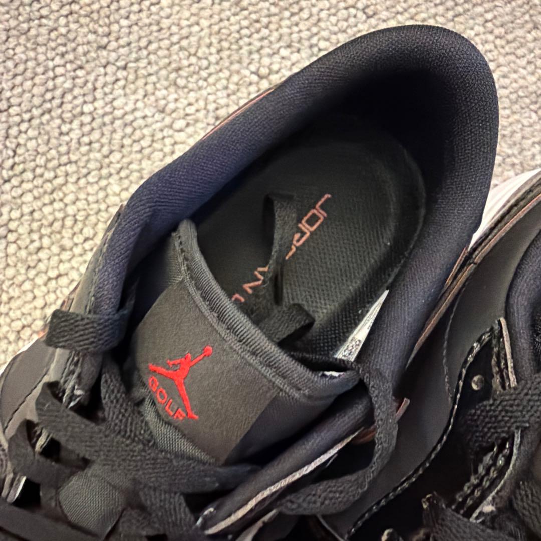 1回着用 NIKE エア ジョーダン 1 LOW G スパイク 27.5