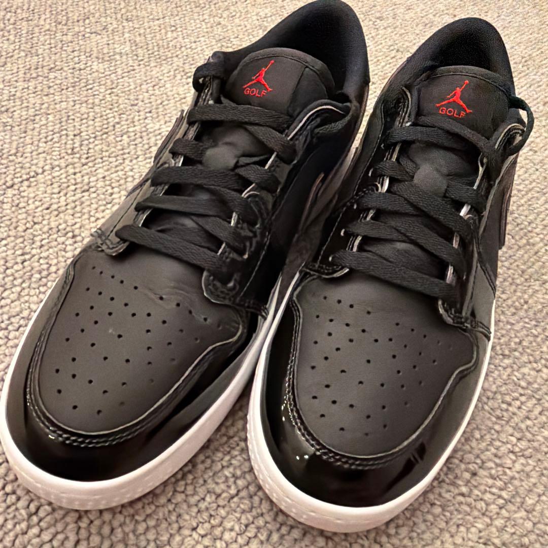 1回着用 NIKE エア ジョーダン 1 LOW G スパイク 27.5