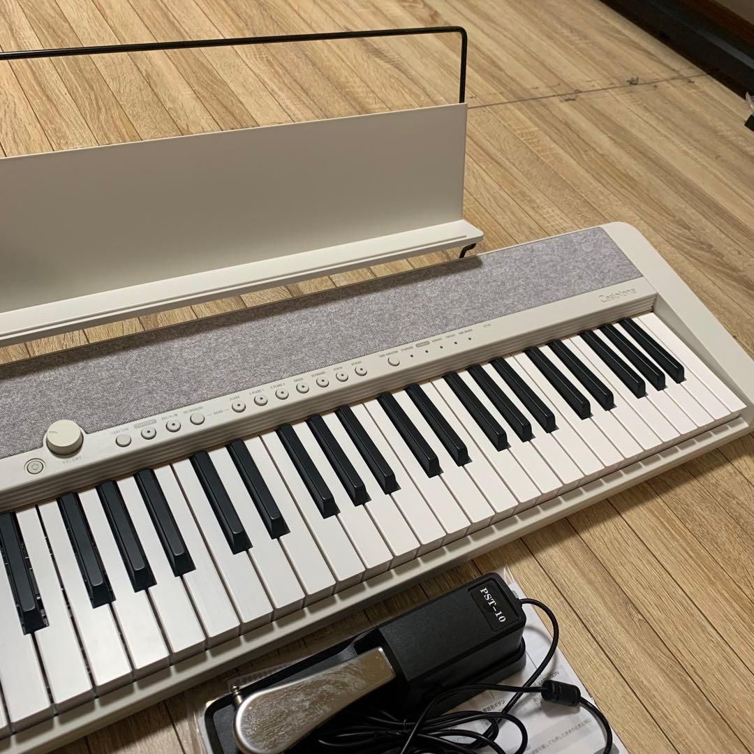 CASIO CT-S1 WE カシオトーン 61鍵 2025年製ペダル付き