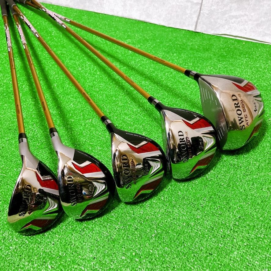 SWORD ATC 589-α メンズ ゴルフクラブ 13本フルセット SR 右